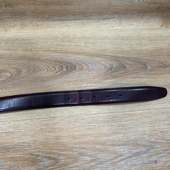 Vintage coach maroon belt - Picture 3 of 7